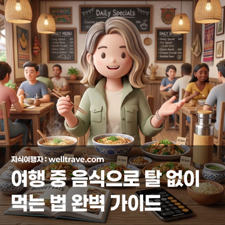 여행 중 음식으로 탈 없이 먹는 법 완벽 가이드
