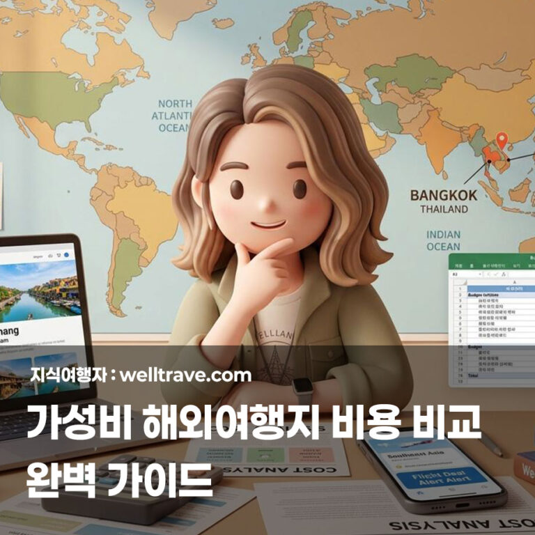 가성비 해외여행지 비용 비교 완벽 가이드