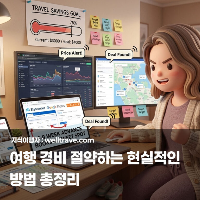 여행 경비 절약하는 현실적인 방법 총정리