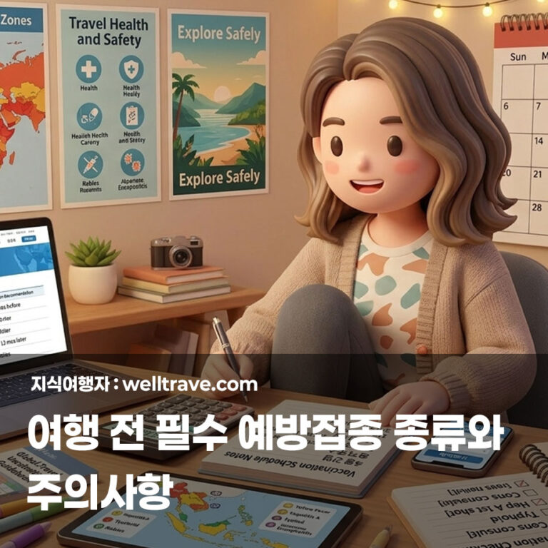 2026년 여행 전 필수 예방접종 종류와 주의사항: 안전한 해외여행 준비 가이드 5가지