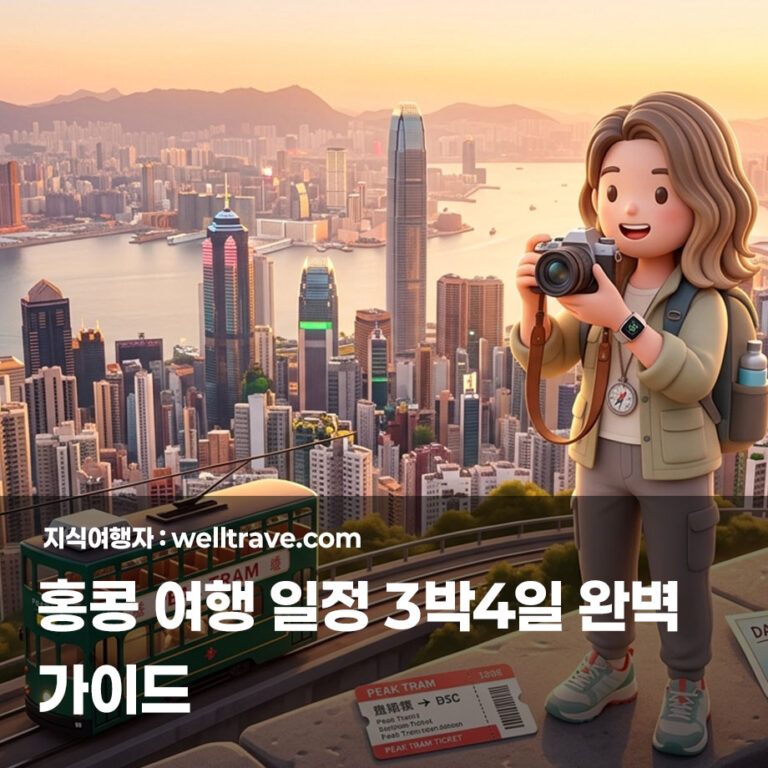 홍콩 여행 일정 3박4일 완벽 가이드