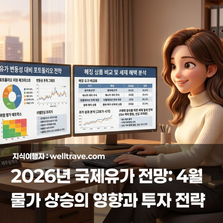 2026년 국제유가 전망: 4월 물가 상승의 영향과 투자 전략