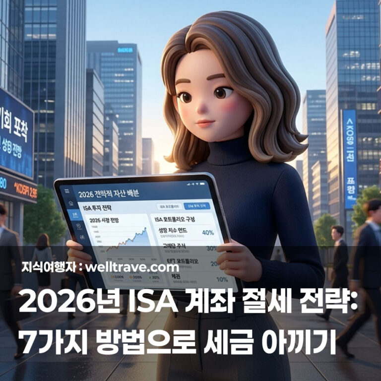 2026년 ISA 계좌 절세 전략: 7가지 방법으로 세금 아끼기