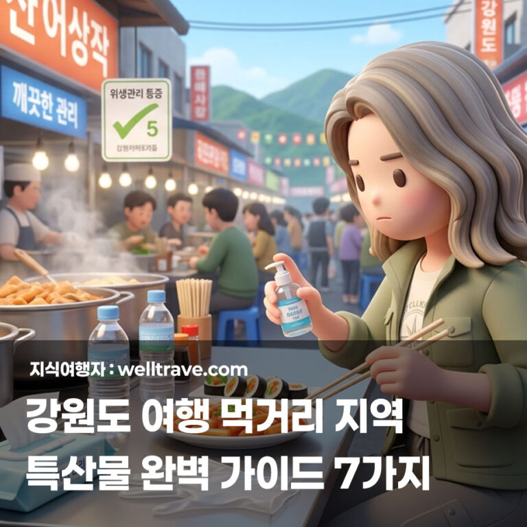 강원도 여행 먹거리 지역 특산물 완벽 가이드 7가지