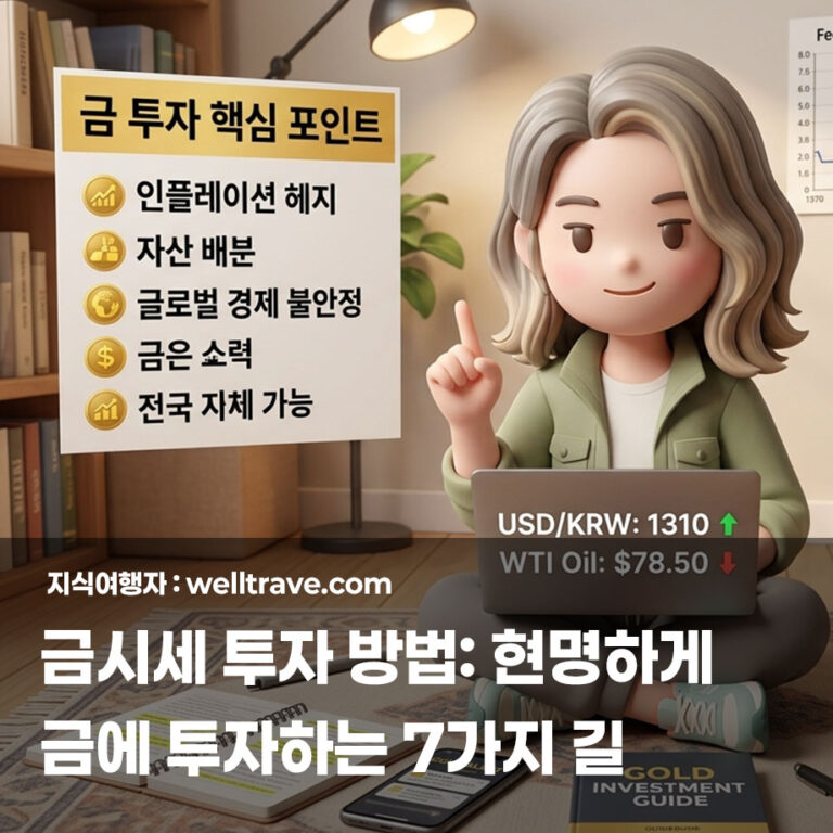 금시세 투자 방법: 현명하게 금에 투자하는 7가지 길