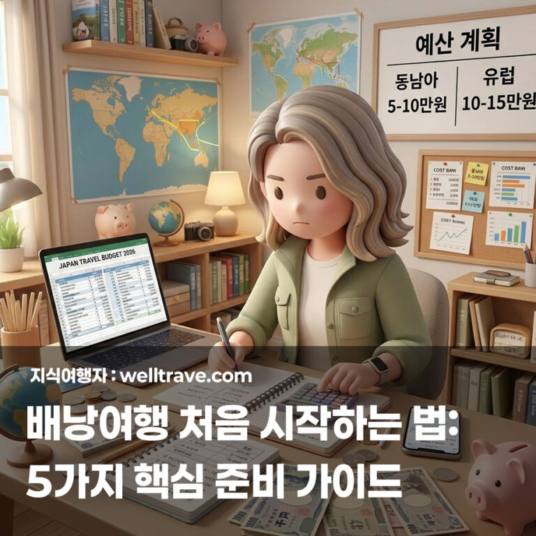 배낭여행 처음 시작하는 법: 5가지 핵심 준비 가이드