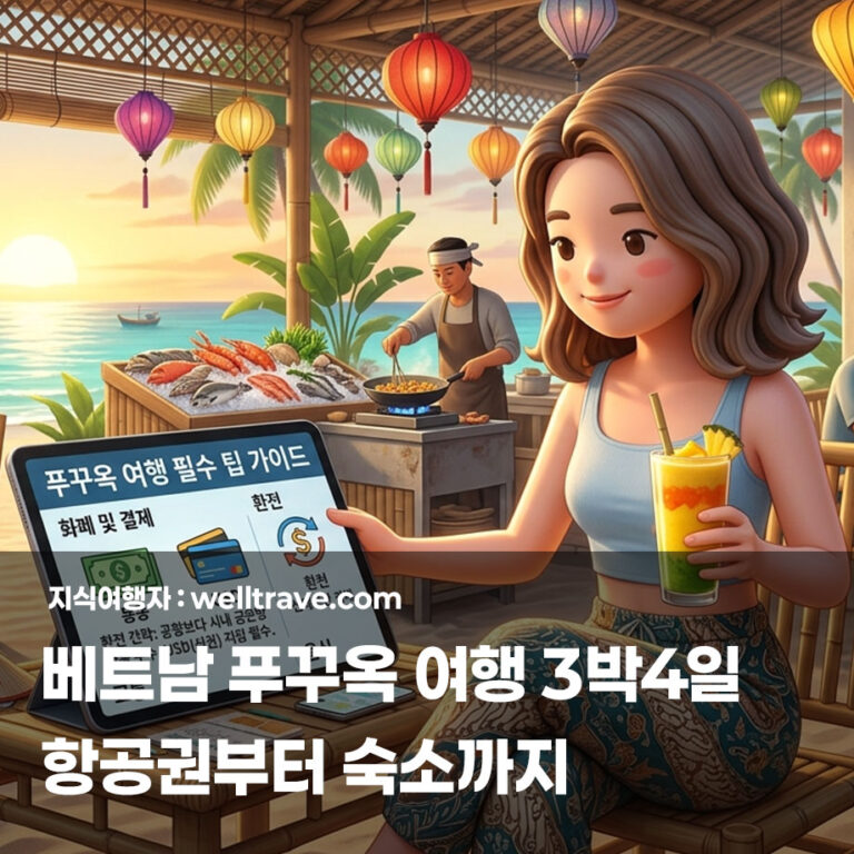 베트남 푸꾸옥 여행 3박4일 준비 가이드: 항공권부터 숙소까지