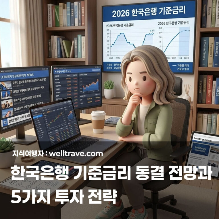 한국은행 기준금리 동결 전망과 5가지 투자 전략