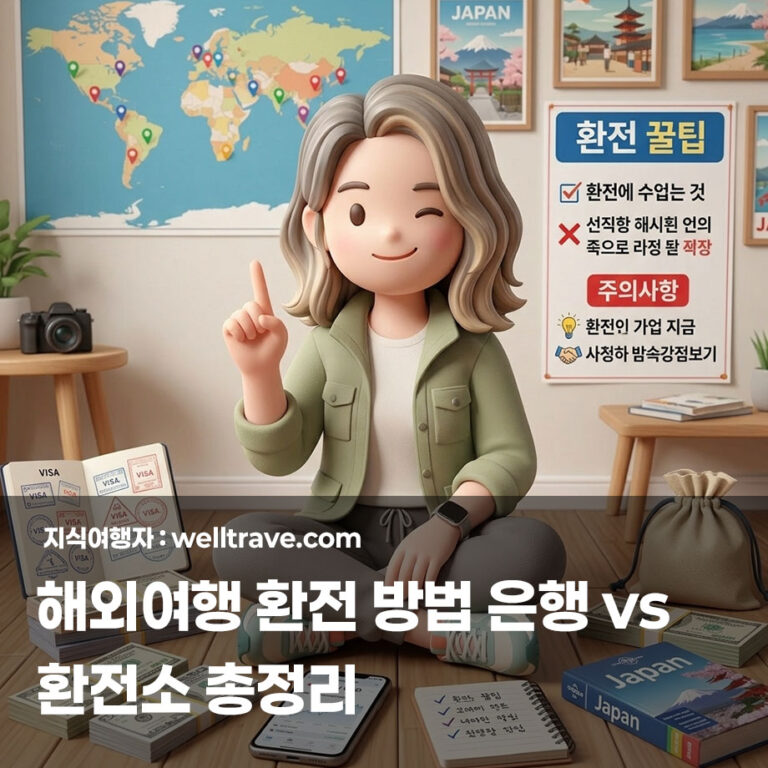 해외여행 환전 방법 은행 vs 환전소 총정리
