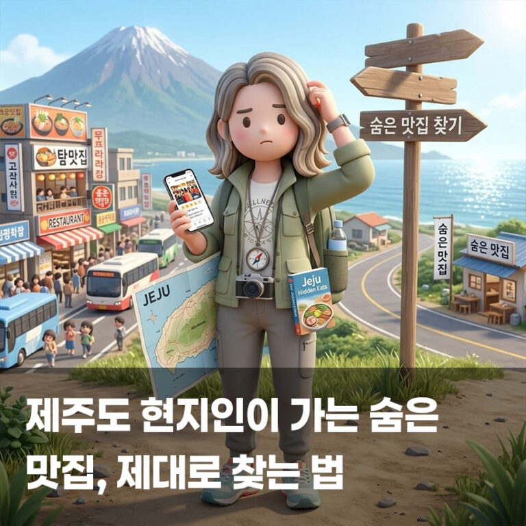 제주도 현지인이 가는 숨은 맛집, 제대로 찾는 법