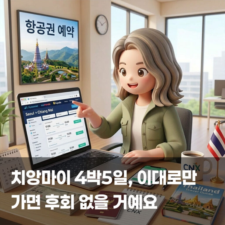 치앙마이 4박5일, 이대로만 가면 후회 없을 거예요